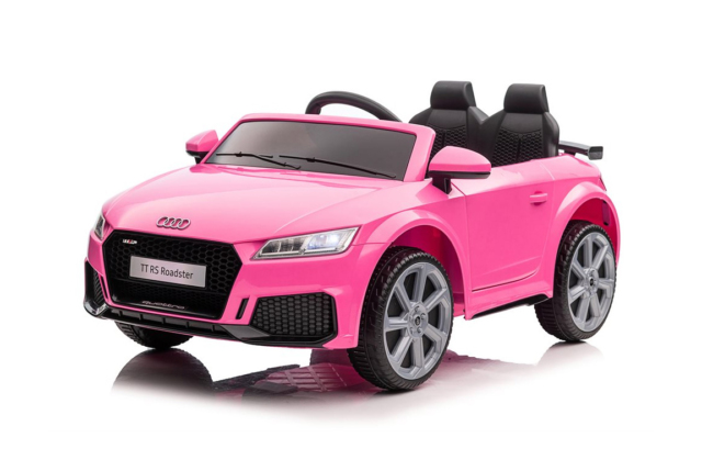 Audi TT TS Roadster med 2x12V motorer i pink - Elbiler til børn | Lavet på licens fra Audi.