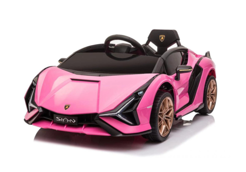 Pink Lamborghini Sian elbil til børn - Lavet på original licens fra Lamborghini!