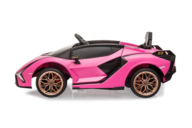 Pink Lamborghini Sian elbil til børn - Lavet på original licens fra Lamborghini!