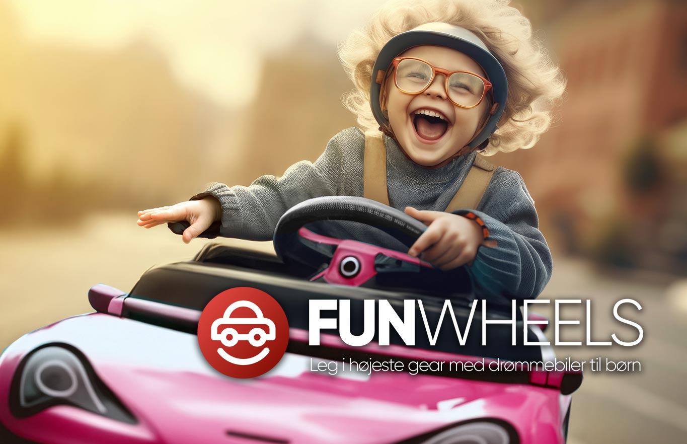 Om FunWheels Minder, glæde og fede elbiler til børn! Mød os her!