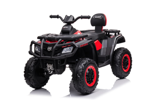 Elektrisk Dirty Raptor XL III ATV til børn med gummihjul, 4x24V motorer og meget mere.