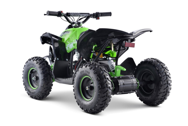 Elektrisk mellemstor Renegade ATV 1060W til børn med brushless motor, kardan, 36V batteri og fartbegrænser. Kan køre 40 km/t.