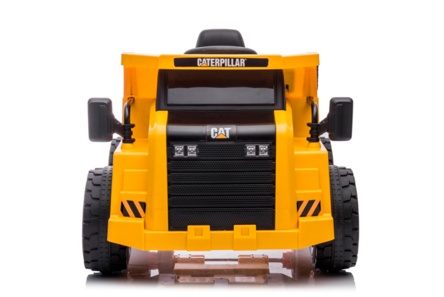 Elektrisk CAT Caterpillar Dumper med tip-lad til børn med 2x12V motorer og meget andet.