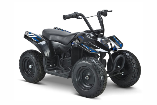 Elektrisk El mini ATV til børn med 24V 250W motor, skivebremser, kædetræk og metalstel. Topfart på 11 km/t.