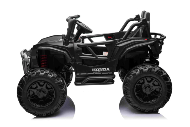 Elektrisk Honda Talon 1000R UTV til børn i sort med 4x24V motorer, store EVA-gummihjul og meget mere - Ren offroader til børn!