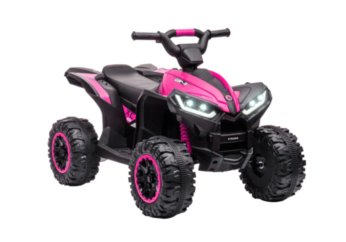 Pink XC-Sport Quad El ATV til børn i alderen 3-5 år. Kommer med musik, LED-lys og meget andet.