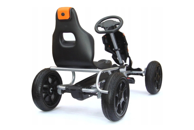 Aosom Racing Pedalgokart til børn, Orange