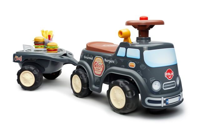 Sjov FALK Food Truck gåbil til børn fra 1-3 år.