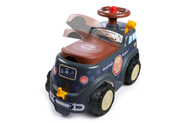 Sjov FALK Food Truck gåbil til børn fra 1-3 år.