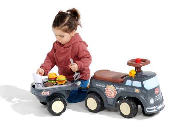 Sjov FALK Food Truck gåbil til børn fra 1-3 år.