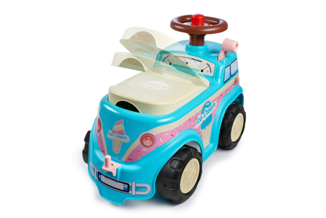 Sjov og detaljeret FALK Ice Cream Gåbil til børn fra 1-3 år.