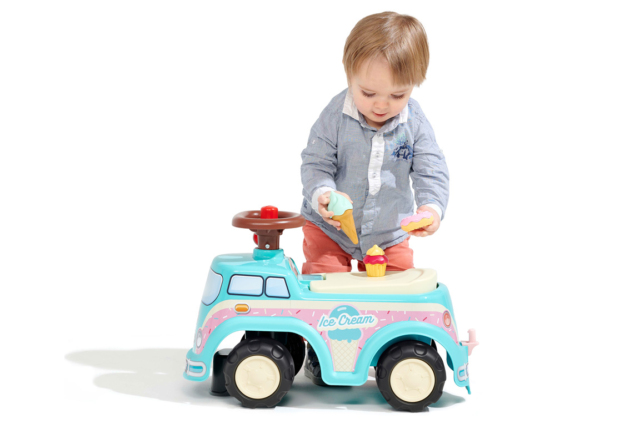 Sjov og detaljeret FALK Ice Cream Gåbil til børn fra 1-3 år.