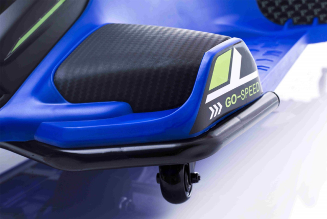 Hurtig elektrisk blå Thunder Drift Gokart 360 el-gokart til børn.