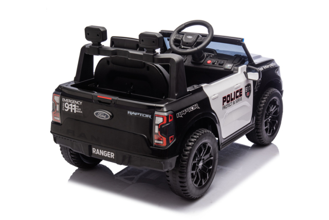 Ford Ranger Wildtrack 707 politibil til børn med politiblink, mikrofon, musikanlæg og meget mere.