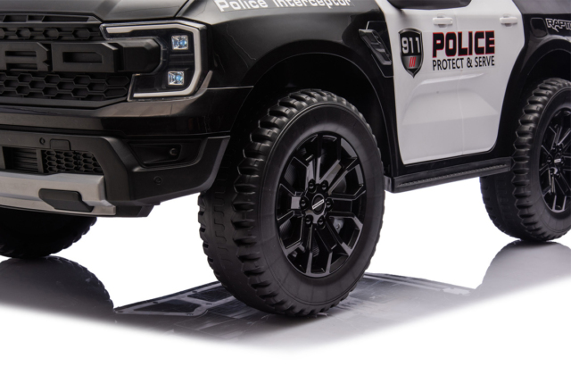 Ford Ranger Wildtrack 707 politibil til børn med politiblink, mikrofon, musikanlæg og meget mere.