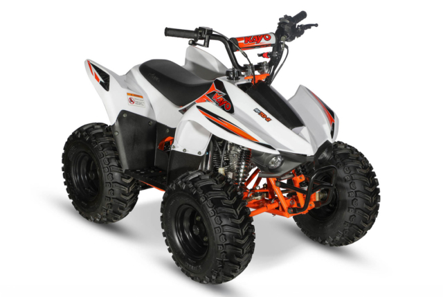 72cc Kayo AY70 Sports ATV til børn fra KayoMoto. Fuldautomatisk gear, skivebremser og bygget til offroad!