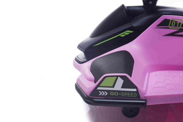 Hurtig elektrisk pink Thunder Drift Gokart 360 el-gokart til børn.