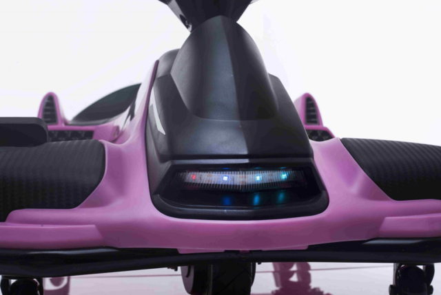Hurtig elektrisk pink Thunder Drift Gokart 360 el-gokart til børn.