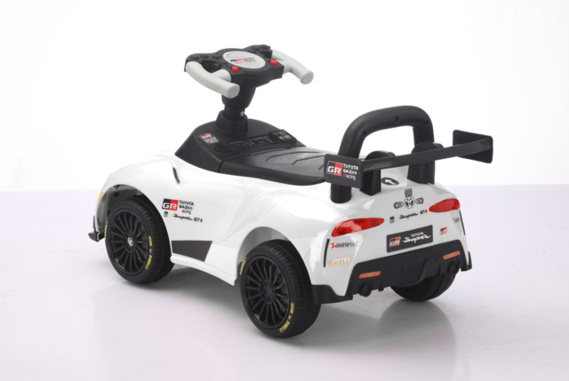 Toyota GR Supra GT4 gåbil til børn - Gazoo Racing. Toyota Supra til børn med musik og fede detaljer!