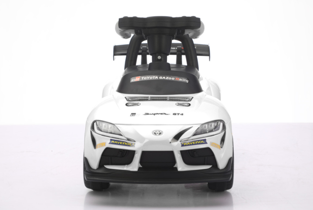 Toyota GR Supra GT4 gåbil til børn - Gazoo Racing. Toyota Supra til børn med musik og fede detaljer!