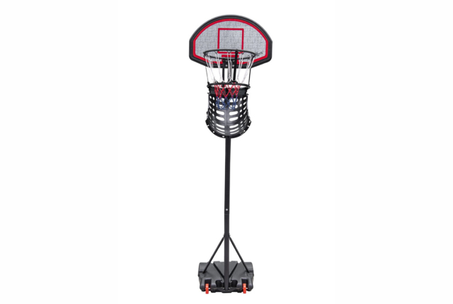 Smart Basketball Ball Return der altid returnerer bolden tilbage når du rammer kurven. Slip for at hente bolden hver gang!