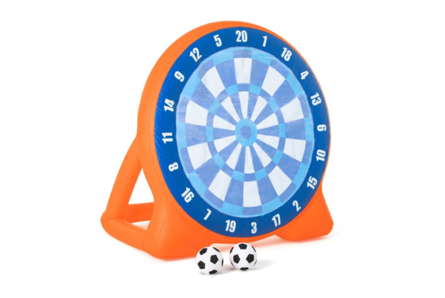 Gigantisk Bestway Oppustelig Fodbold Dart - Den sjoveste fodbold dartskive til haven!
