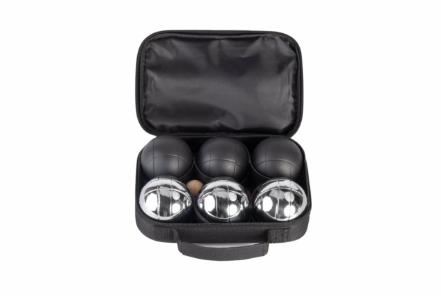 Petanque/Boccia Pro sæt med opbevaringstaske i høj kvalitet.