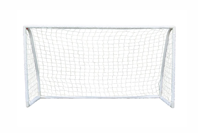 Robust Stanlord PVC fodboldmål til haven. Foldboldmålet måler 165x135 cm. og er ideelt til fodbold i haven.