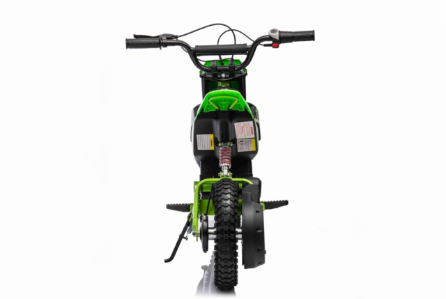 Grøn elektrisk el-crosser til børn med 24v batteri og 250w brushless motor.