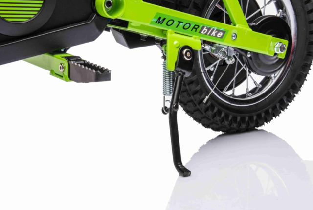 Grøn elektrisk el-crosser til børn med 24v batteri og 250w brushless motor.