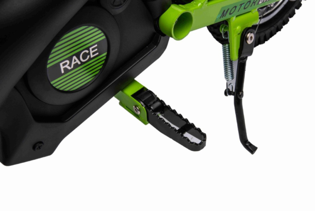 Grøn elektrisk el-crosser til børn med 24v batteri og 250w brushless motor.