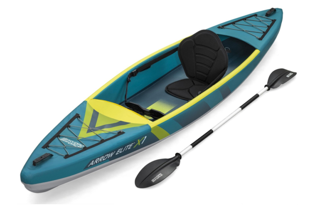 Seriøs Bestway Hydro-Force Arrow Elite X1 Oppustelig Kajak til 1 person.