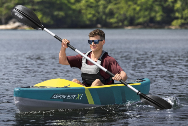 Seriøs Bestway Hydro-Force Arrow Elite X1 Oppustelig Kajak til 1 person.