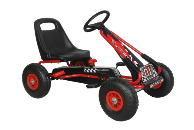 Full Ahead AirPower Pedalgokart til børn fra 3-8 år. Kommer med rigtige gummihjul.