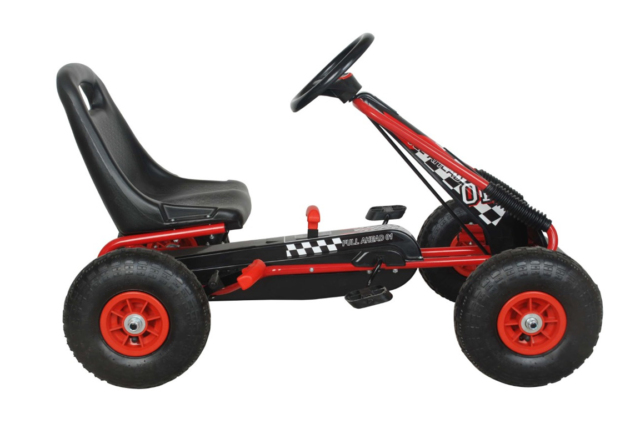 Full Ahead AirPower Pedalgokart til børn fra 3-8 år. Kommer med rigtige gummihjul.