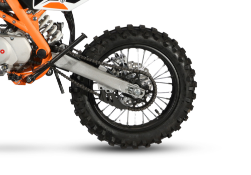 Reservedele til Kayo Crosser - Komplet baghjul til Kayo TT140 og TT160 crosser.