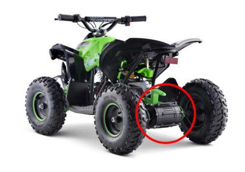 Ny El-motor til Renegade 1060w 36V ATV.