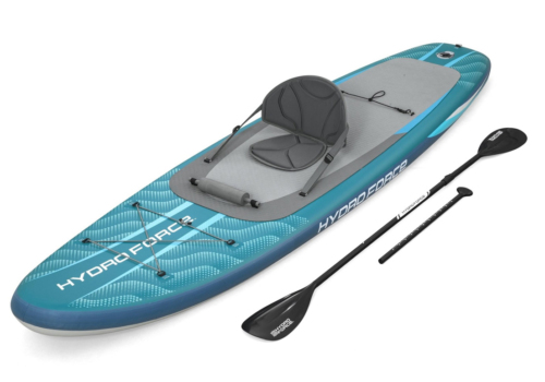 Hydro-Force Aqua Drifter 2-i-1 SUP Paddleboard og Kajak 335cm