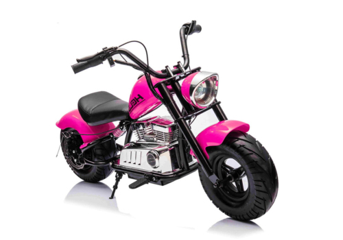 Pink HELD Blackstrike Warrior Chopper, 36V, 350W brushless, Topfart 26 km/t.,