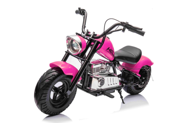 Pink HELD Blackstrike Warrior Chopper, 36V, 350W brushless, Topfart 26 km/t.,