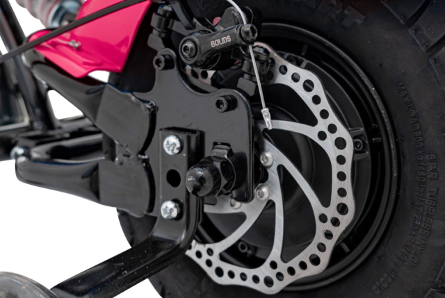 Pink HELD Blackstrike Warrior Chopper, 36V, 350W brushless, Topfart 26 km/t.,