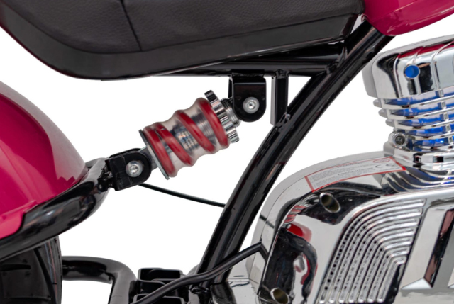 Pink HELD Blackstrike Warrior Chopper, 36V, 350W brushless, Topfart 26 km/t.,