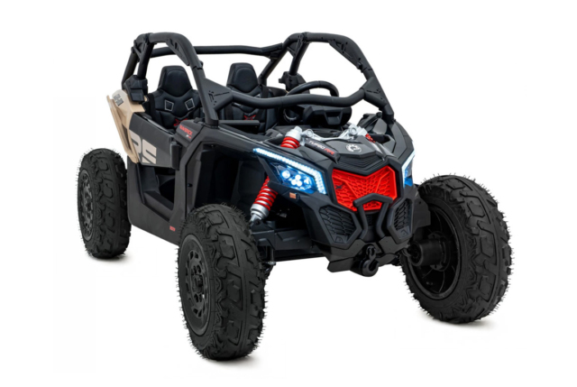 Opgraderet Can-Am Maverick X3 PRO UTV til 2 børn, 2x320W Silent motor