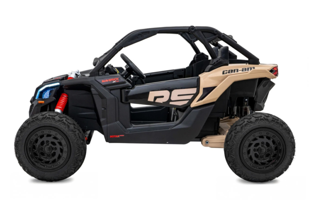 Opgraderet Can-Am Maverick X3 PRO UTV til 2 børn, 2x320W Silent motor