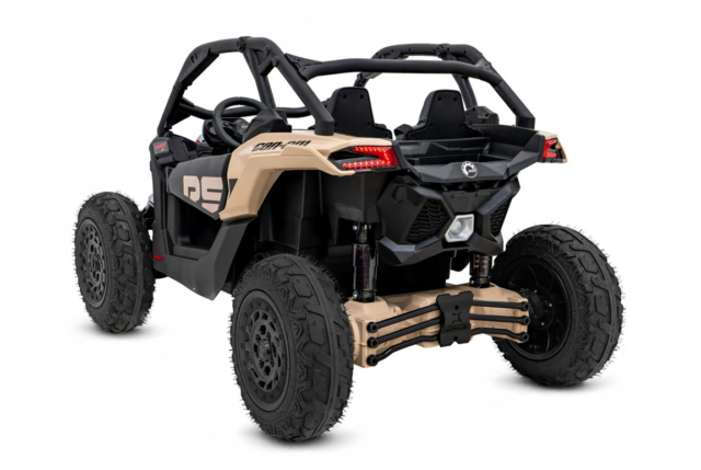 Opgraderet Can-Am Maverick X3 PRO UTV til 2 børn, 2x320W Silent motor