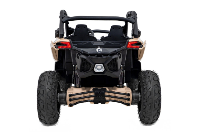 Opgraderet Can-Am Maverick X3 PRO UTV til 2 børn, 2x320W Silent motor