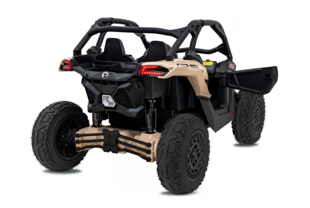Opgraderet Can-Am Maverick X3 PRO UTV til 2 børn, 2x320W Silent motor