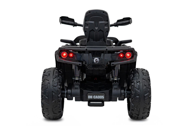 Can-Am Outlander ATV, EVA-gummihjul og lædersæde, 4x24V 200W, Sort