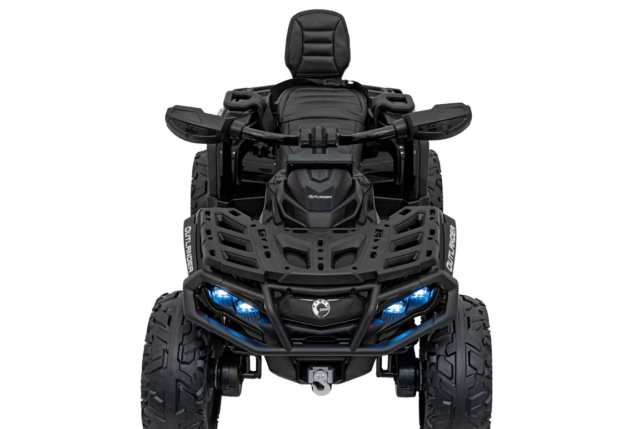 Can-Am Outlander ATV, EVA-gummihjul og lædersæde, 4x24V 200W, Sort