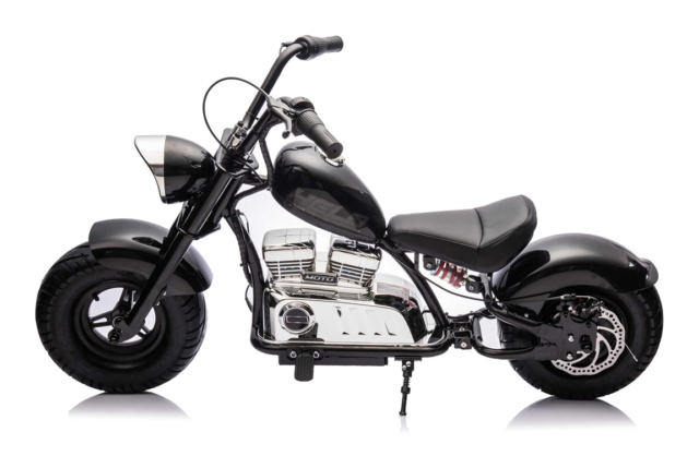 HELD Blackstrike Warrior Chopper, 36V, 350W brushless, Topfart 26 km/t., Sort